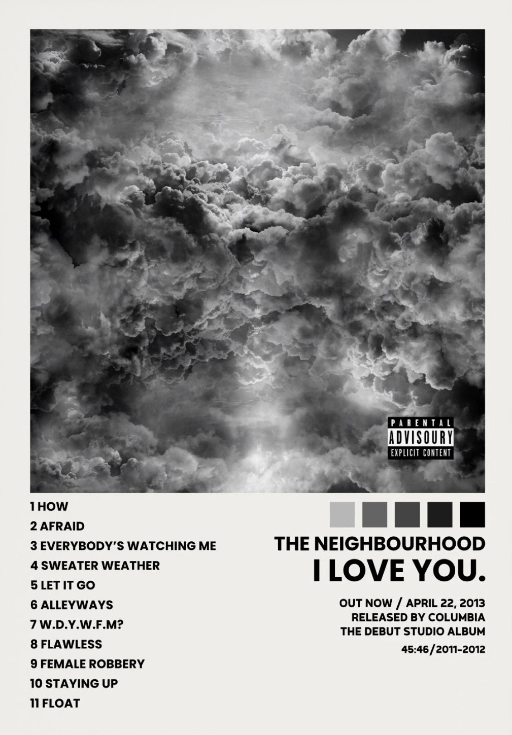 Plakat Hip-Hop Okładki Albumów By 5