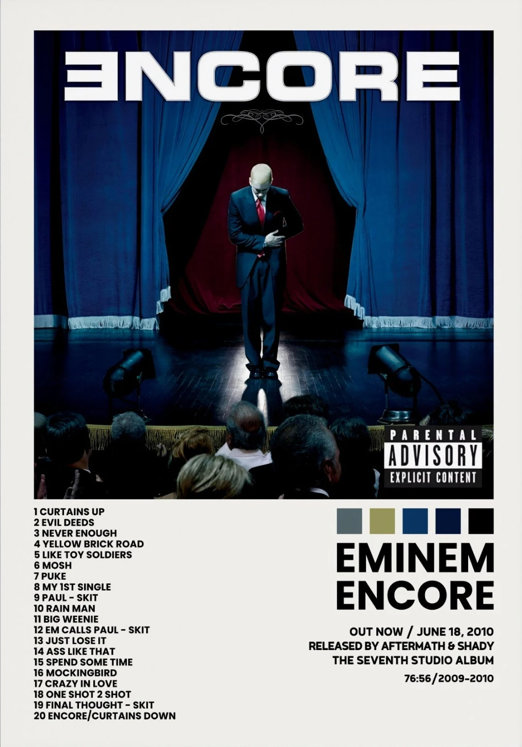 Plakat Hip-Hop Okładki Albumów By 6