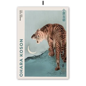 Plakat Hokusai - Fala i Góra Fudżi Kawa
