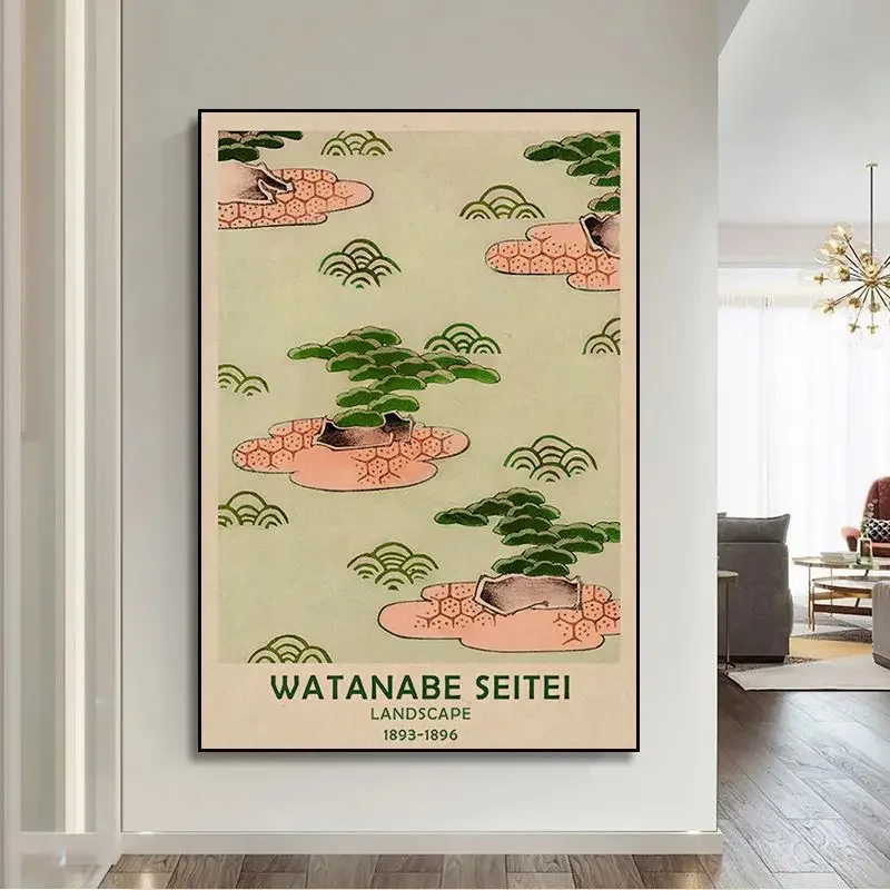 Japońskie grafiki Hokusai i Ohara Koson Niebieski