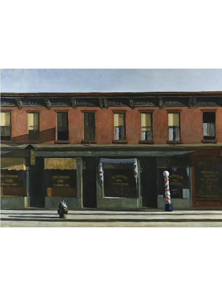 Plakat Nighthawks Edwarda Hoppera Wzór 4