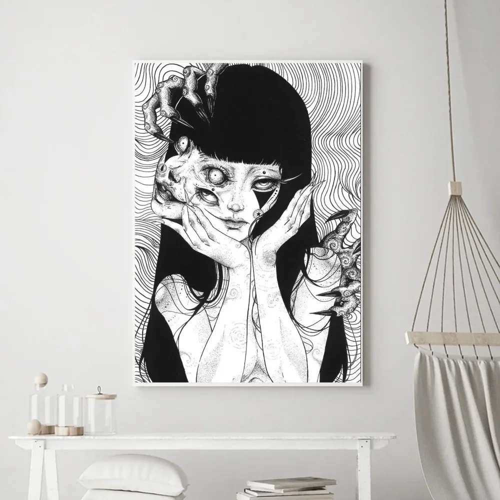Plakat horror anime Junji Ito Wzór 2