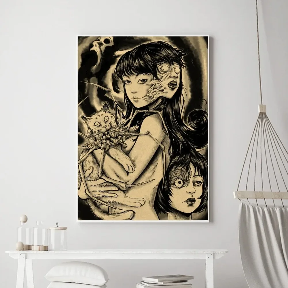 Plakat horror anime Junji Ito Wzór 4