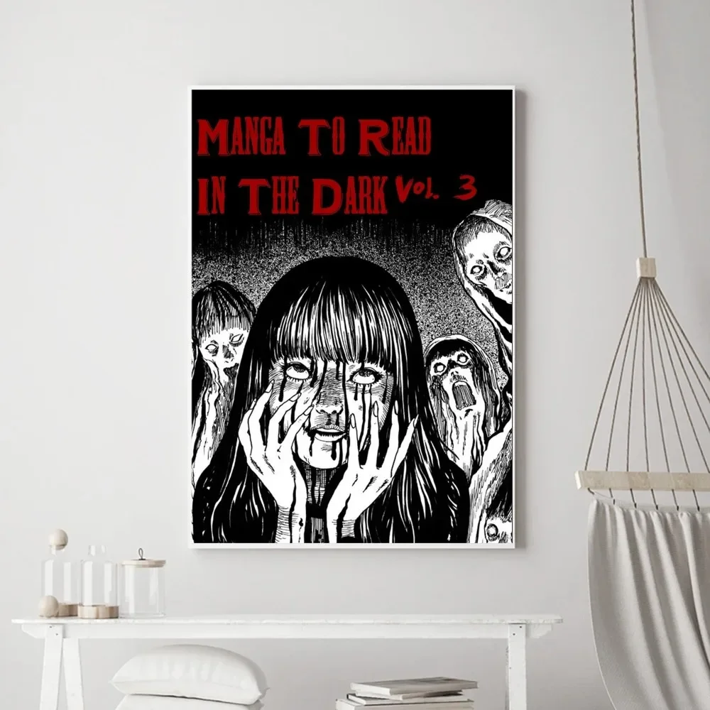 Plakat horror anime Junji Ito Wzór 7