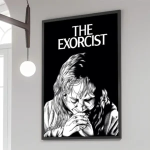 Plakat horror - kultowe filmy grozy w stylu retro Hei 10