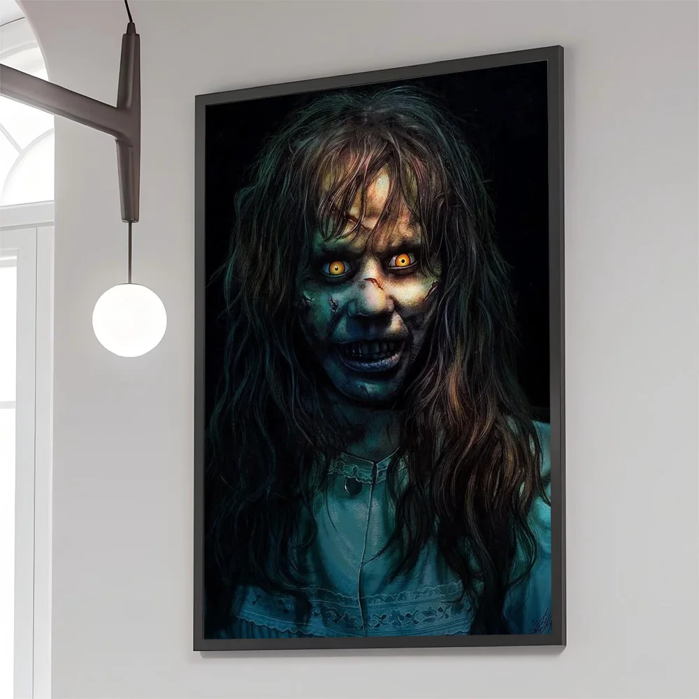 Plakat horror - kultowe filmy grozy w stylu retro Hei 6