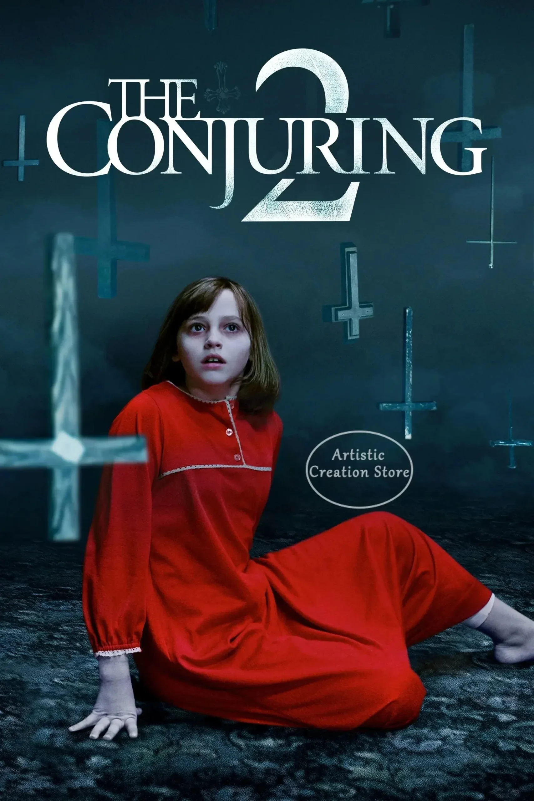 Plakat z horroru Obecność Wzór 1