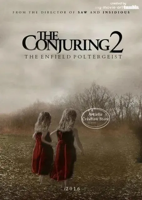 Plakat z horroru Obecność Wzór 3
