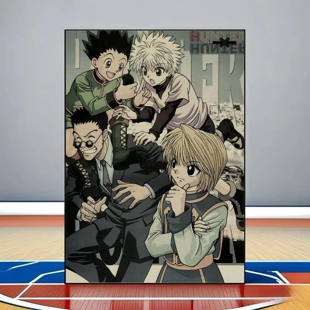 Plakat Hunter x Hunter - anime na ścianę Czarny4