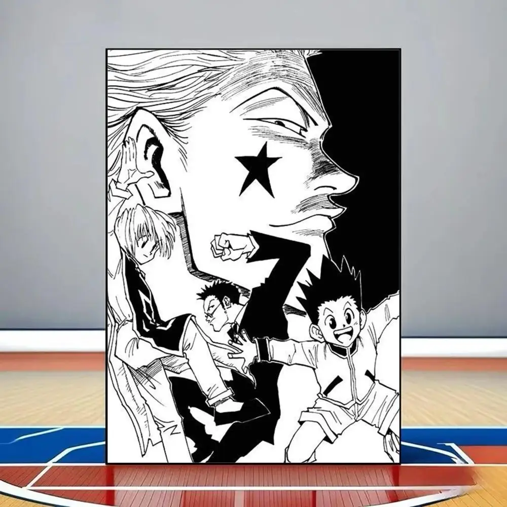 Plakat Hunter x Hunter - anime na ścianę Czarny8