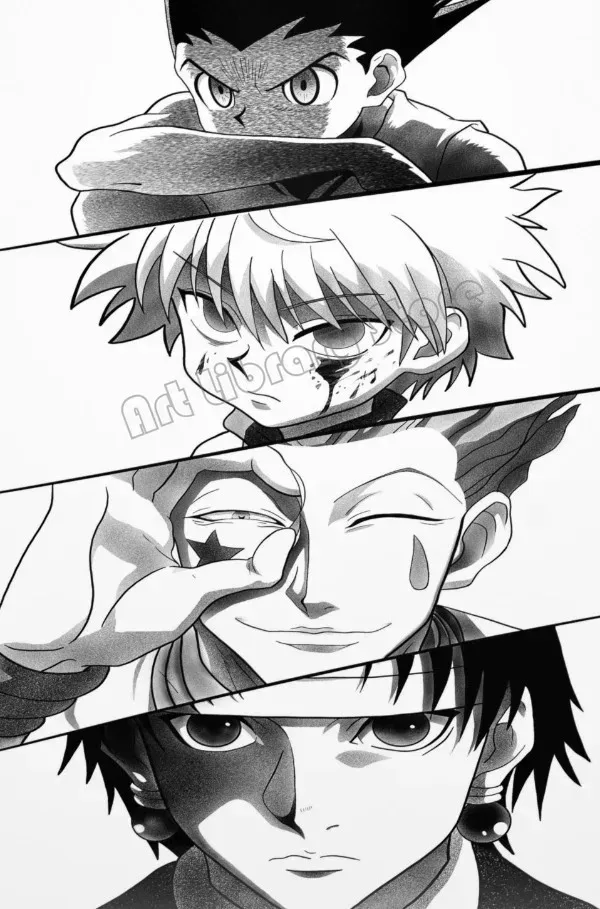 Plakat Hunter x Hunter – Killua Wzór 3