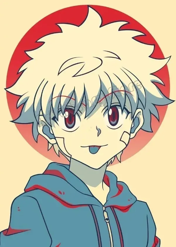 Plakat Hunter x Hunter – Killua Wzór 8