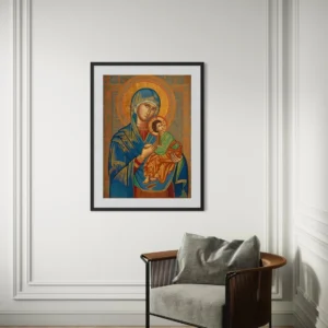 Plakat ikona Matki Bożej Nieustającej Pomocy Wzór 1