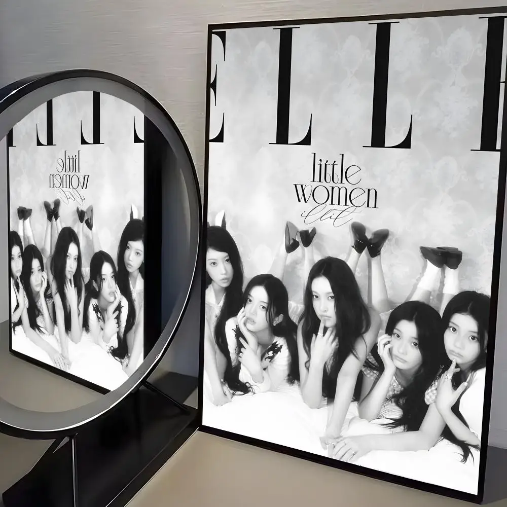 Plakat zespołu ILLIT dla fanów K-pop Czarny10