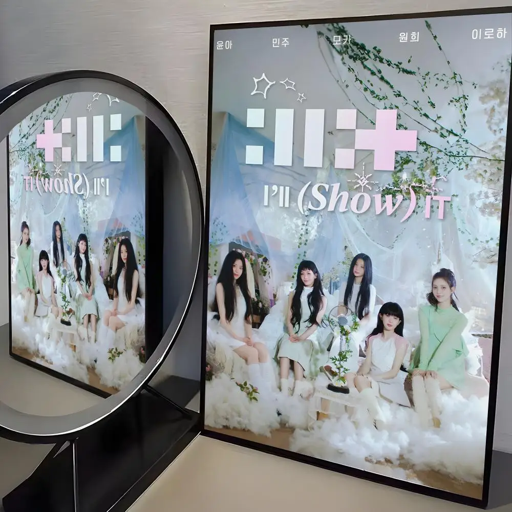 Plakat zespołu ILLIT dla fanów K-pop Czarny5