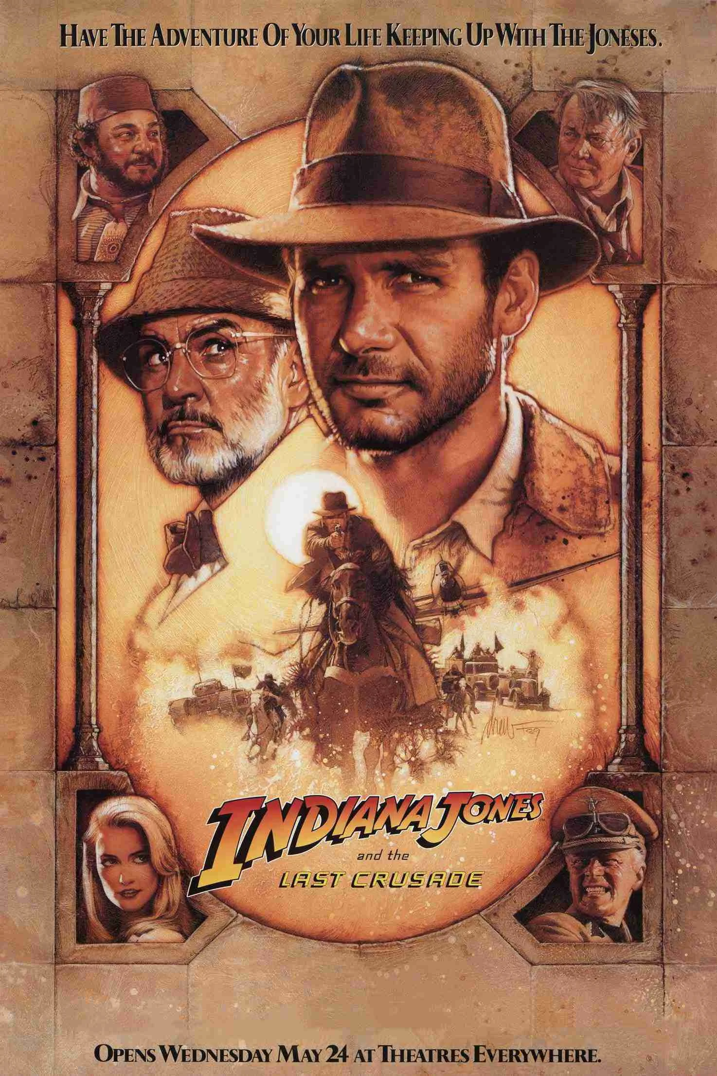 Plakat Indiana Jones - klasyka kina przygodowego Wzór 8