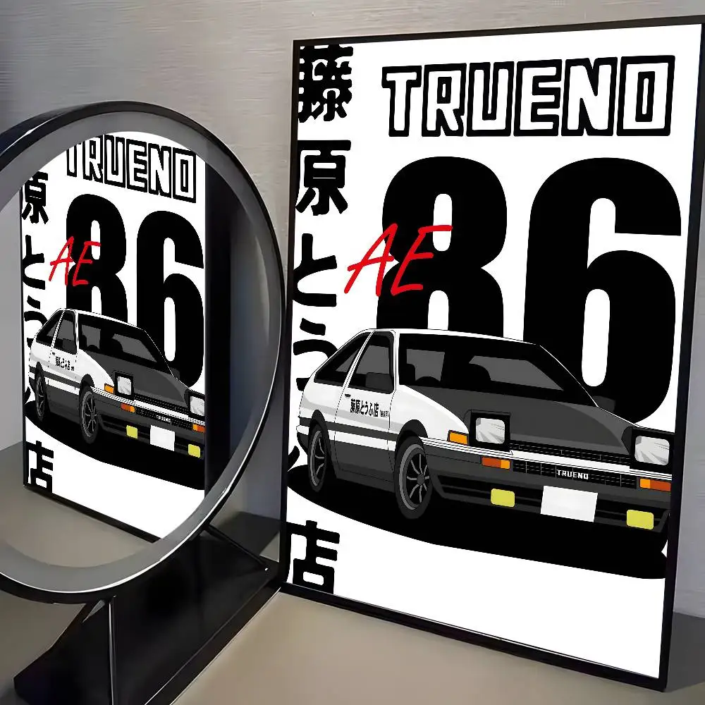 Plakat Initial D - kultowa Toyota AE86 JDM Wzór 7