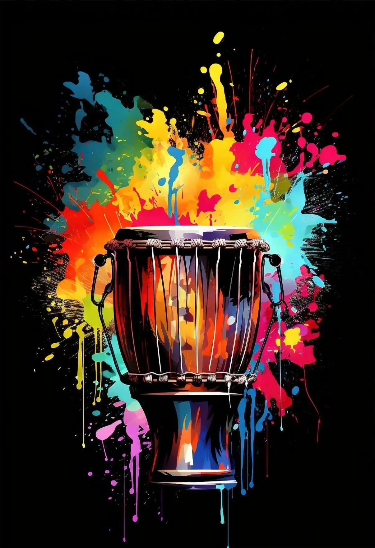 Klasyczne instrumenty muzyczne – plakat na płótnie Wzór 12