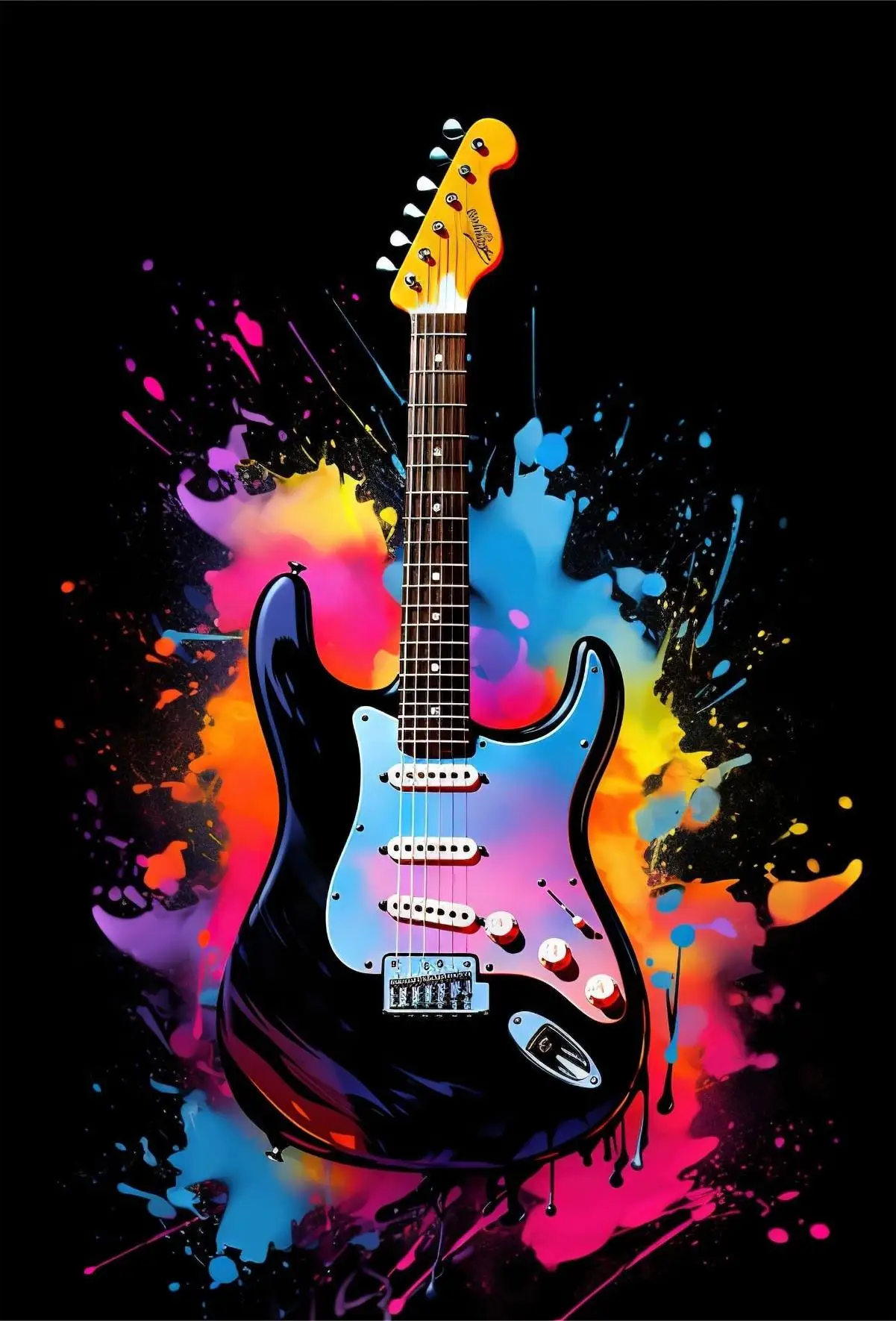 Klasyczne instrumenty muzyczne – plakat na płótnie Wzór 6