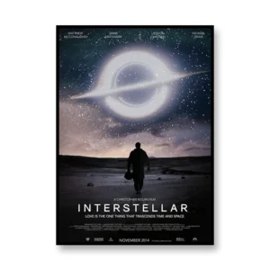 Plakat Interstellar Astronauta Kosmos Wzór 1