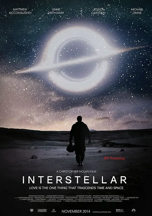 Plakat Interstellar – kosmos i planety Wzór 10