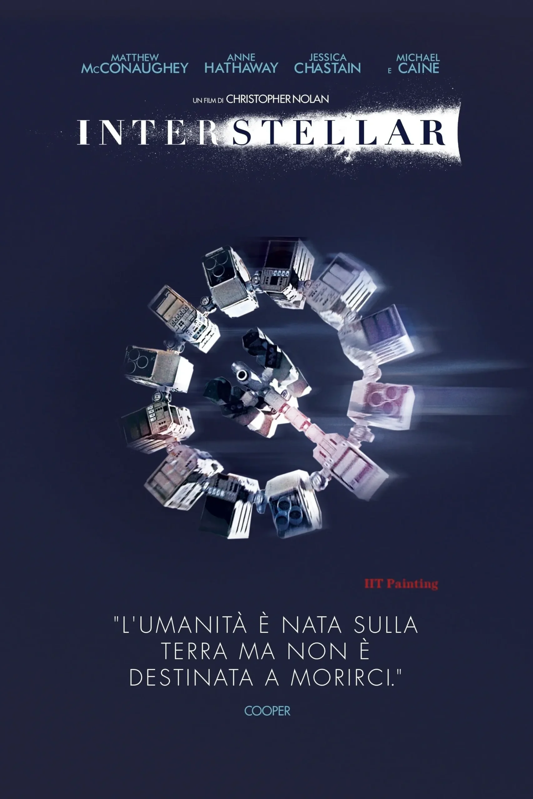 Plakat Interstellar - kosmos i planety Wzór 3