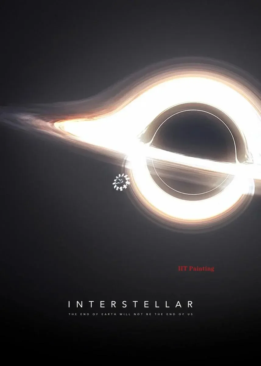 Plakat Interstellar - kosmos i planety Wzór 4