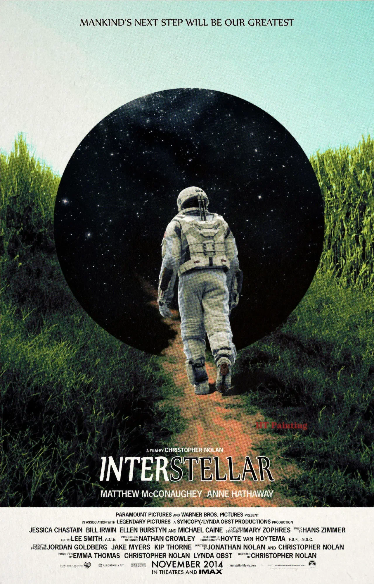 Plakat Interstellar - kosmos i planety Wzór 8