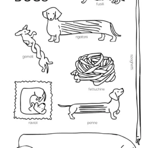 Plakat jamnik dopamine - nowoczesna grafika Jasnozielony