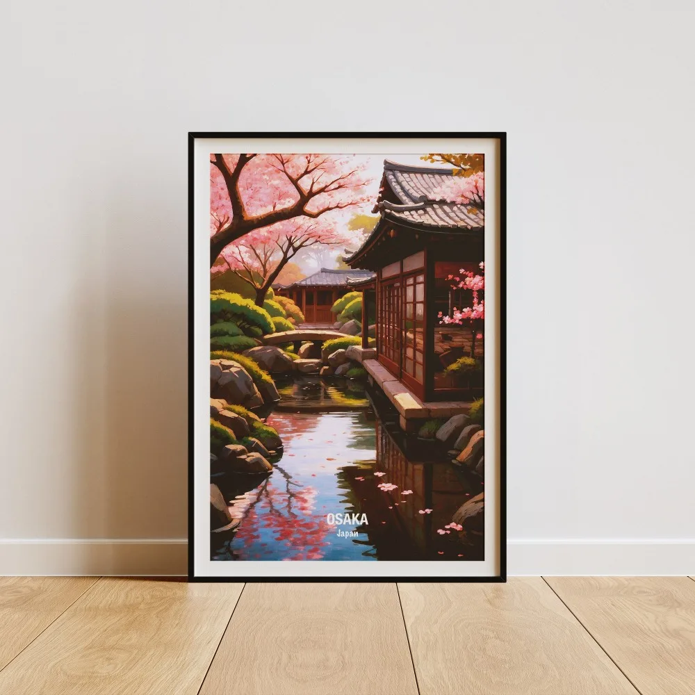 Japonia – Fuji, Kioto, Osaka – plakat podróżniczy Wzór 10