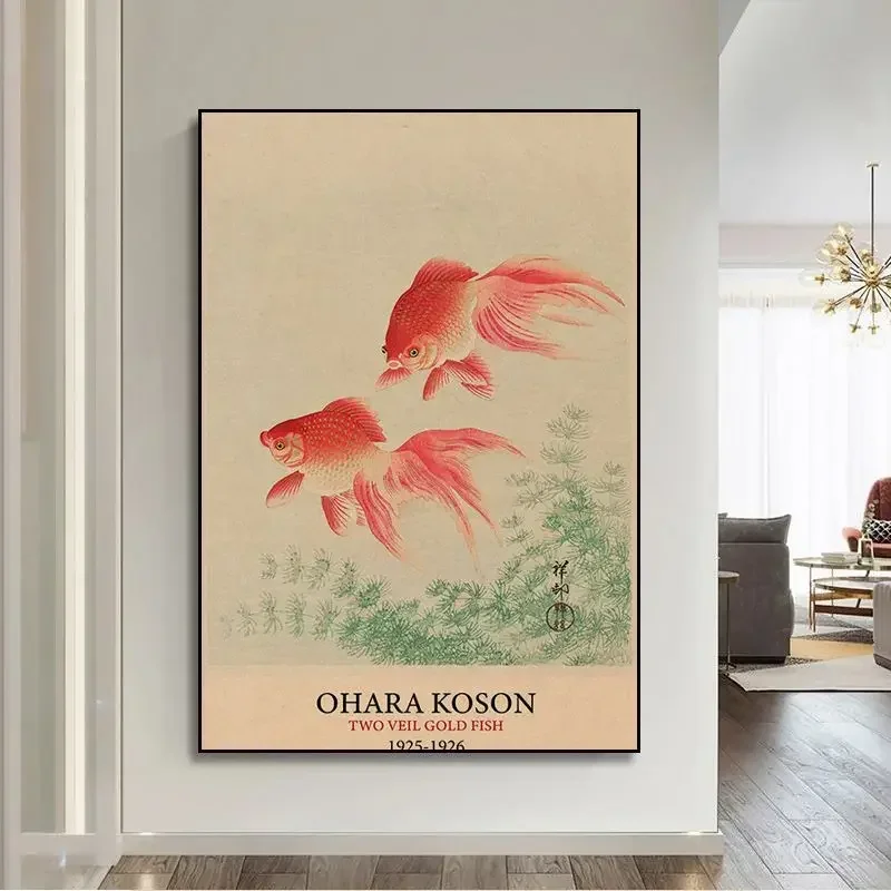 Plakat japoński Hokusai i Koson vintage Wzór 3