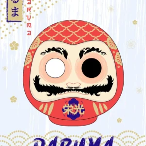 Plakat japoński krajobraz Fuji i ramen Wzór 1