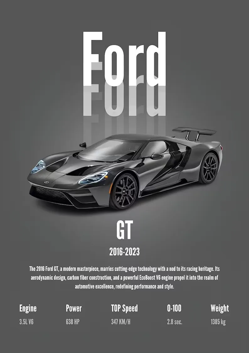 Plakat japoński samochód sportowy minimalistyczny Fioletowy