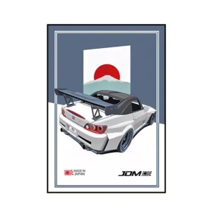 Plakat japoński samochód sportowy Wielo