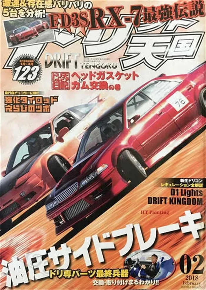 Plakat japońskie auta JDM w stylu retro lat 80. Wzór 3