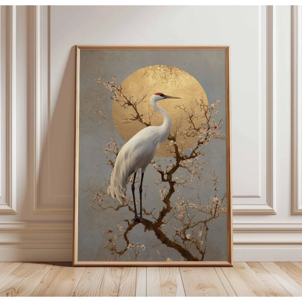 Plakat z japońskim bonsai w stylu vintage Wzór 5
