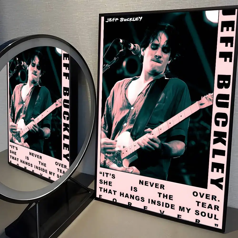 Plakat Jeff Buckley - estetyczna dekoracja muzyczna Wzór 3