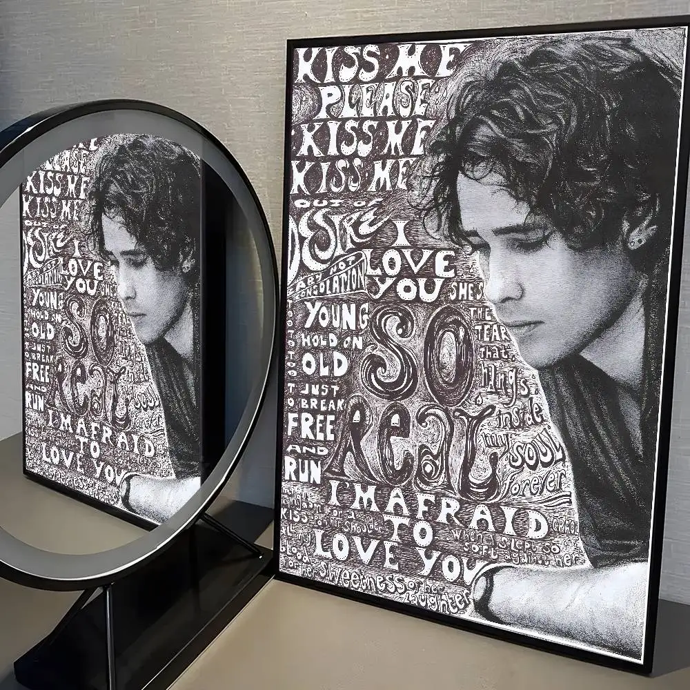 Plakat Jeff Buckley - estetyczna dekoracja muzyczna Wzór 4