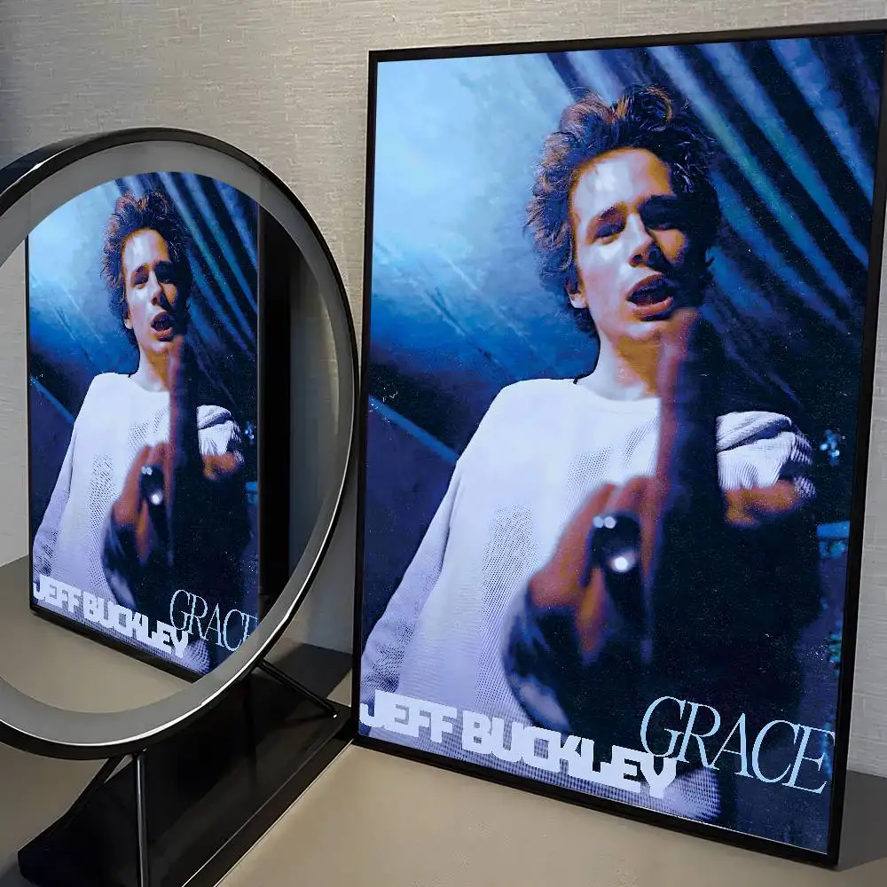 Plakat Jeff Buckley - estetyczna dekoracja muzyczna Wzór 7