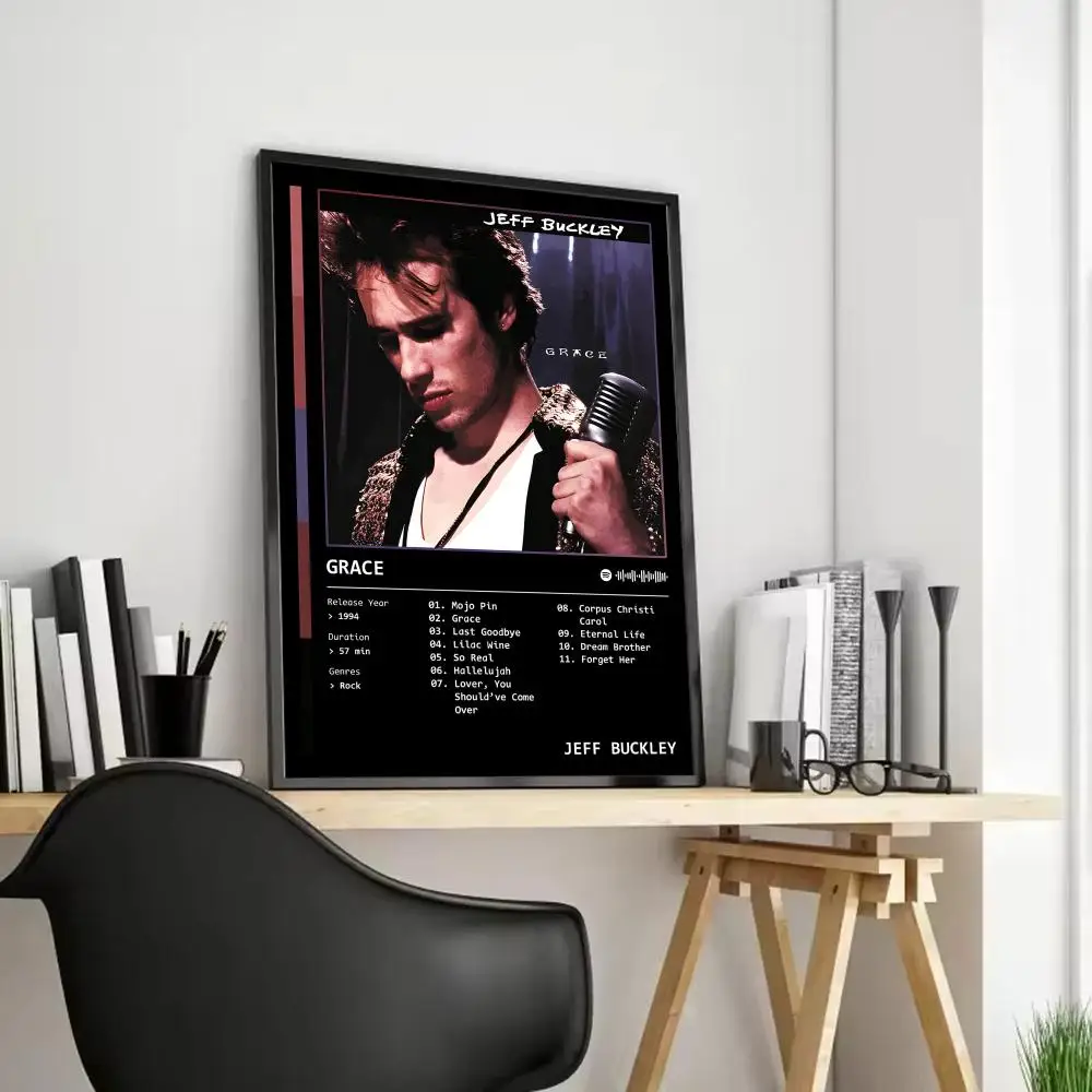 Plakat Jeff Buckley - okładka albumu Black1