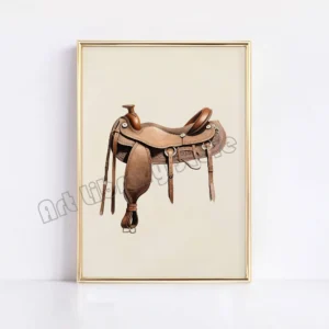 Plakat jeździec konny - sport equestrian Jasnoszary