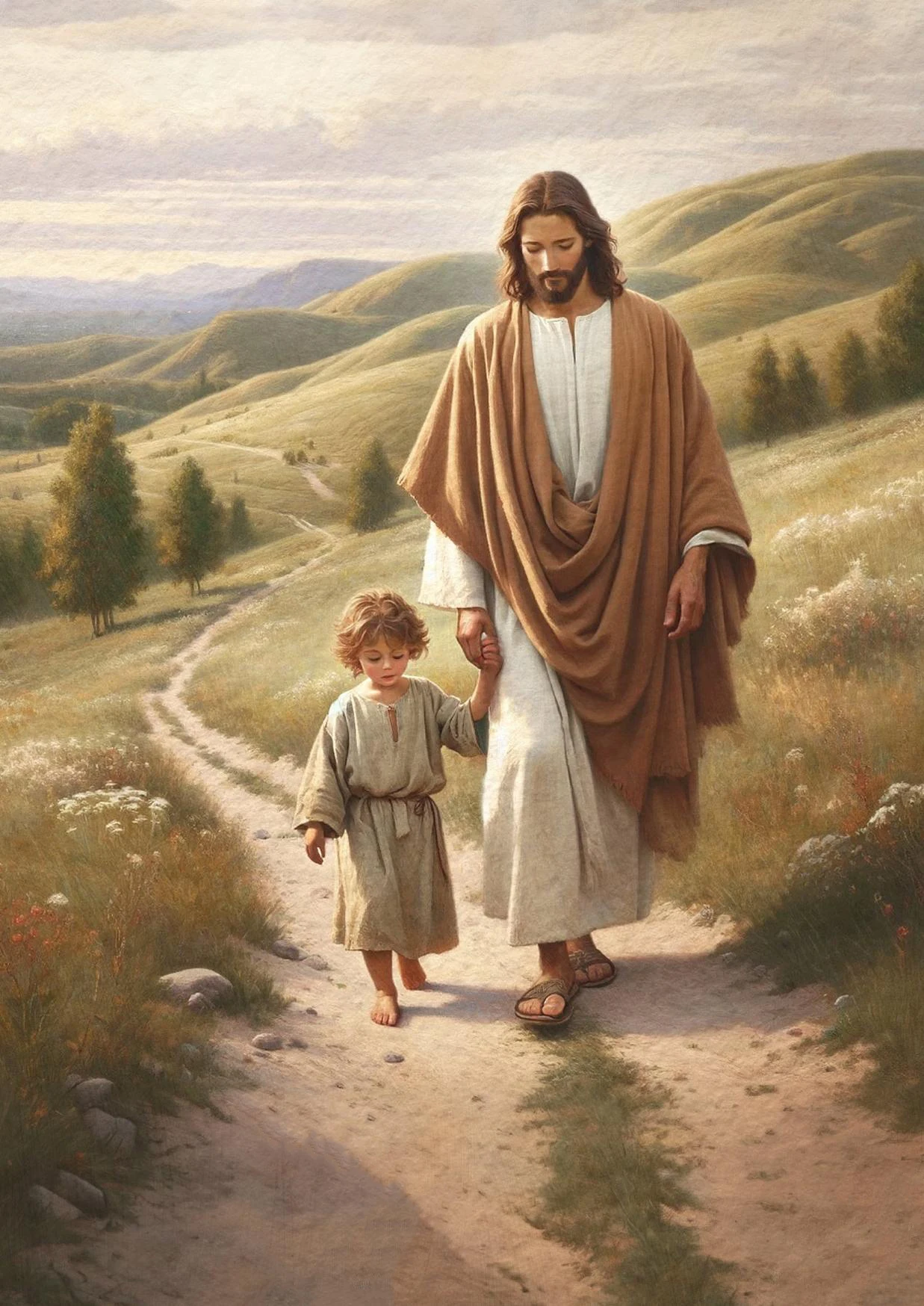 Plakat Jezus Chrystus na wodzie Wzór 12