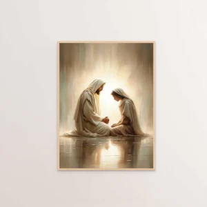 Jezus Chrystus - plakat religijny na płótnie Kolba