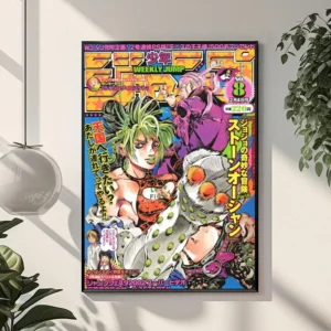 Plakat JoJo Bizarre Adventure Czarny20