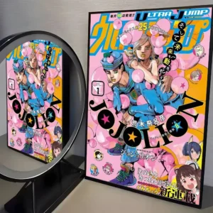 Plakat JoJo's Bizarre Adventure - anime na ścianę Wzór 1