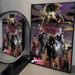 Plakat JoJo's Bizarre Adventure - anime Wzór 1