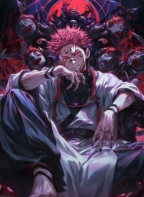 Plakat Jujutsu Kaisen - anime na płótnie Wzór 1