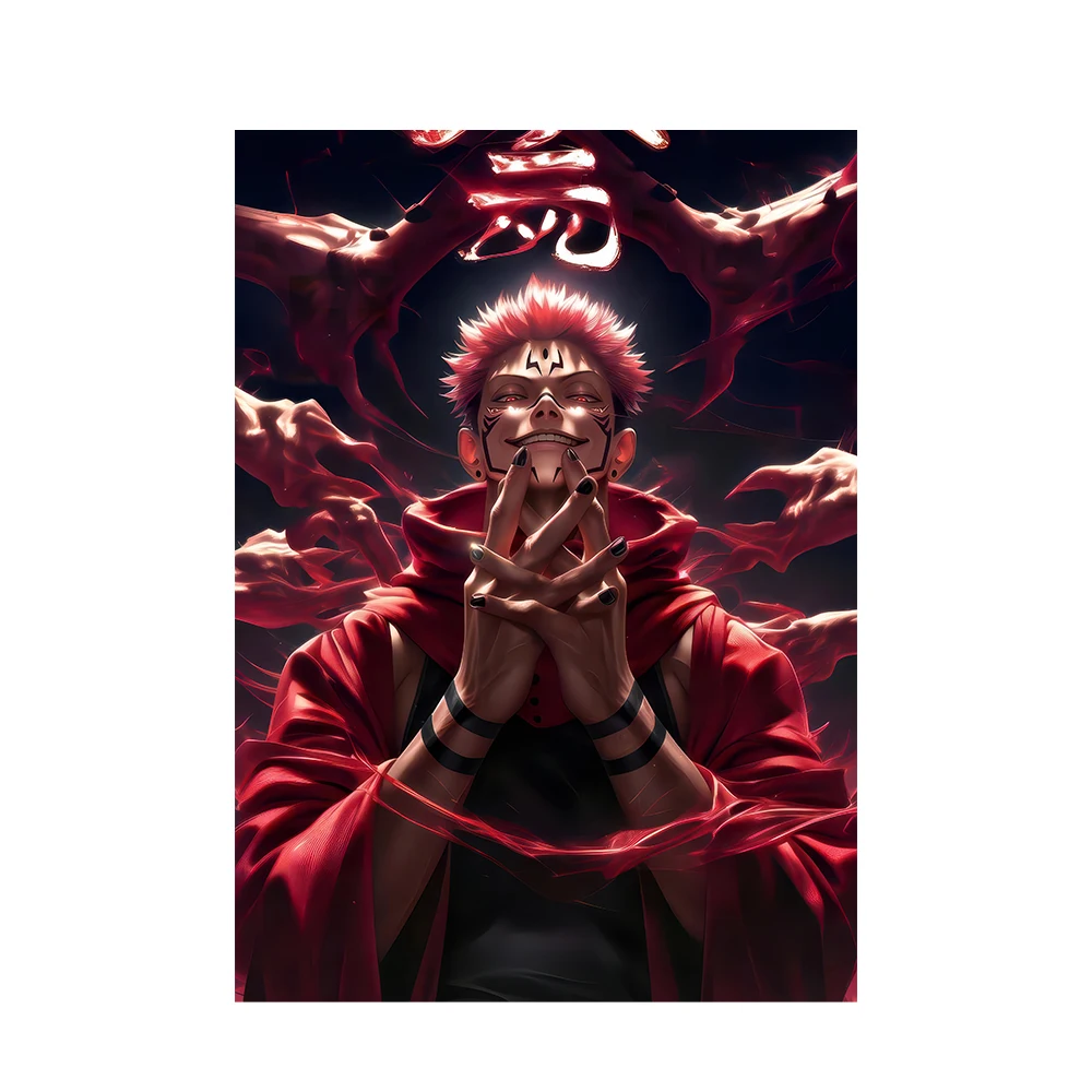 Plakat Jujutsu Kaisen - anime Wzór 3