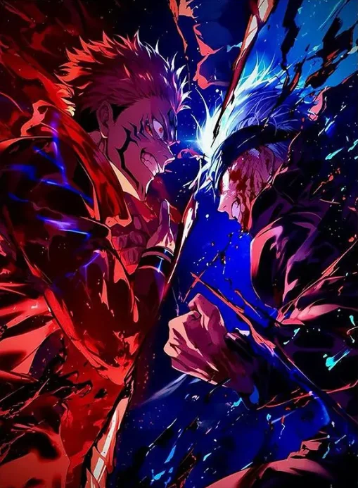 Plakat Jujutsu Kaisen - anime na płótnie Wzór 6