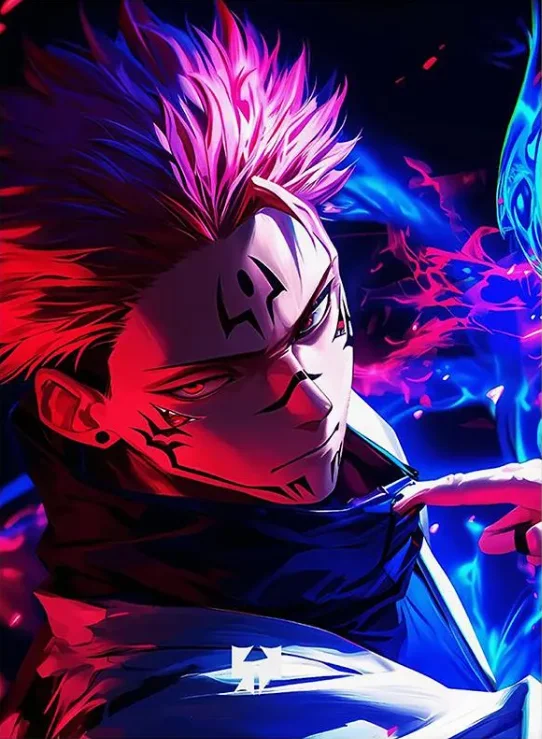Plakat Jujutsu Kaisen - anime na płótnie Wzór 8